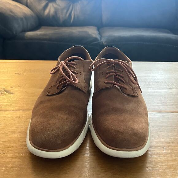 Cole Haan 2.ZERØGRAND Oxford Men’s Size 13M Brown Suede Leather Dress Shoes - Picture 3 of 7